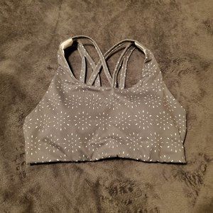Senita Strappy Sports Bra, Forget Me Not, Size M